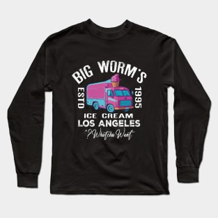 Big Worm's Ice Cream - "Whatchu Want?" - Los Angeles, CA Long Sleeve T-Shirt